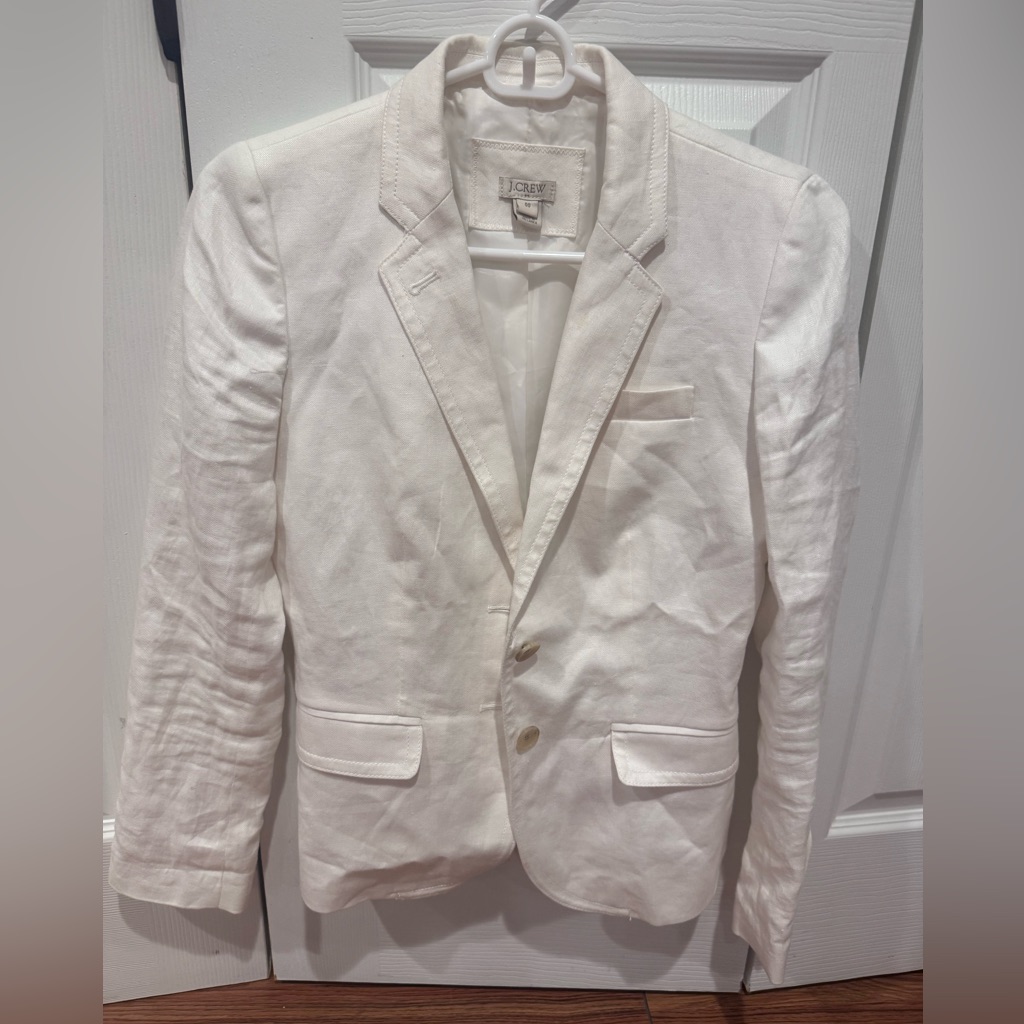 J. Crew Womens White Blazer